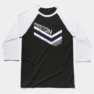 Football Is Everything - Preston North End F.C. 80s Retro Baseball T-Shirt